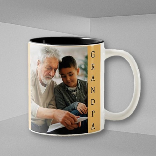 Tasse 2 Couleurs Picture perfect gift for Grandpa (Créateur téléchargé)