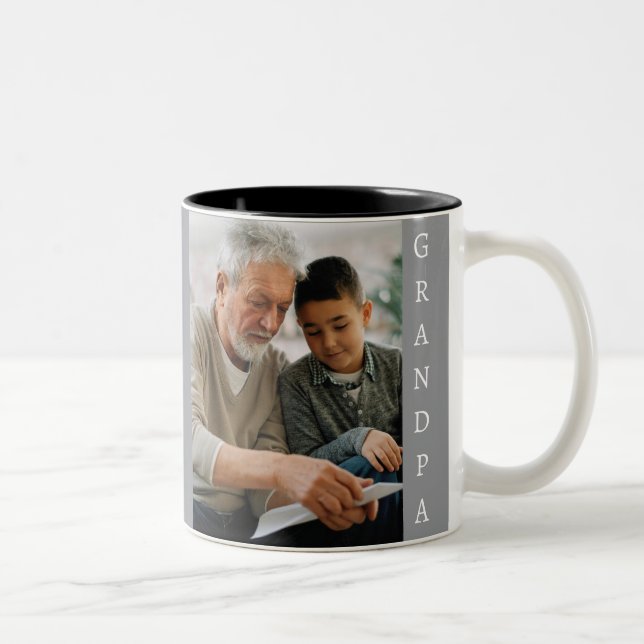 Tasse 2 Couleurs Picture perfect gift for Grandpa (Droit)