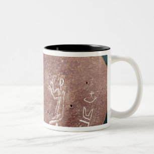 Tasse 2 Couleurs Pierre inscrite avec un danseur