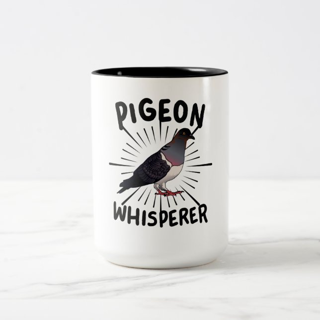 Tasse 2 Couleurs Pigeon (Centre)