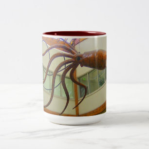 Tasse 2 Couleurs Pike Place Marché public Calmar géant Seattle, WA