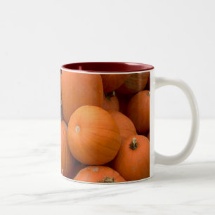 Tasse 2 Couleurs Pile de citrouille