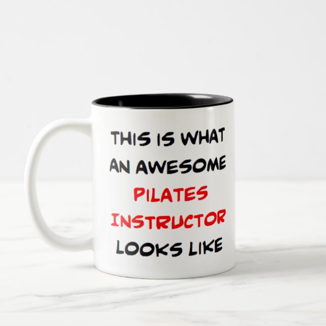 Tasse 2 Couleurs pilote instructeur, génial (Gauche)