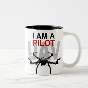Tasse 2 Couleurs Pilote Quadcopter UAV Quadpilot