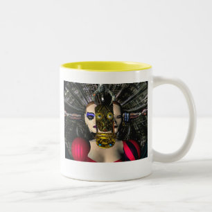 Tasse 2 Couleurs PILOTE SPACESHIP ANDROID XENIA, Science-fiction