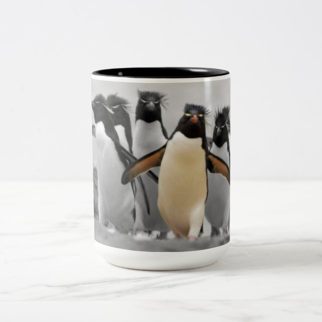 Tasse 2 Couleurs Pingouins de Rockhopper (Centre)