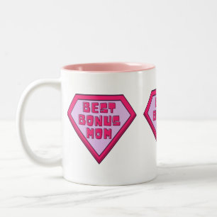 Tasse 2 Couleurs Pink Meilleur Bonus Maman Fête de la Mère