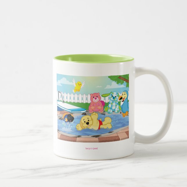 Tasse 2 Couleurs Piscine de sensation d'été (Droit)