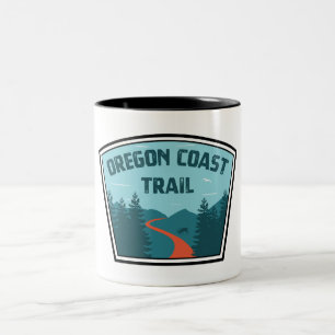 Tasse 2 Couleurs Piste côtière de l'Oregon