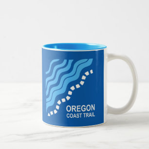 Tasse 2 Couleurs Piste côtière de l'Oregon