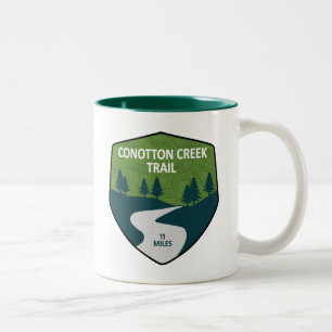 Tasse 2 Couleurs Piste du ruisseau Conotton