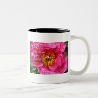 Tasse 2 Couleurs Pivoine de roses indien de 73:26 de psaume