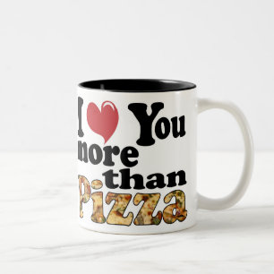 Tasse 2 Couleurs Pizza Love