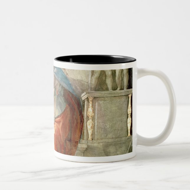 Tasse 2 Couleurs Plafond de chapelle de Sistine : Sibylle Delphic (Droit)
