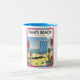 Tasse 2 Couleurs Plage de Tahiti st tropez