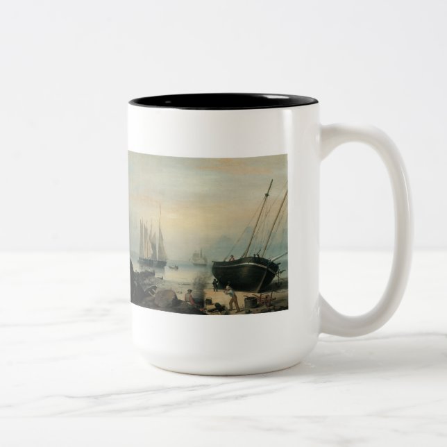 Tasse 2 Couleurs Plage pour réparations, Duncan's Point, Gloucester (Droit)