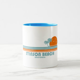 Tasse 2 Couleurs Plage Stinson Californie Soleil Palmiers