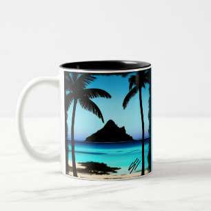 Tasse 2 Couleurs Plage Tout Simplement Enspiré Papa Calm