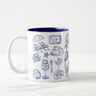 Tasse 2 Couleurs Plan de vie méditerranéen