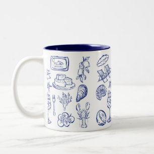 Tasse 2 Couleurs Plan de vie méditerranéen