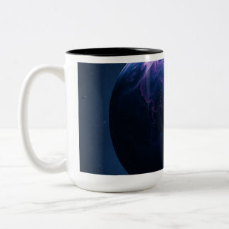 Tasse 2 Couleurs Planète Bleue et Rose