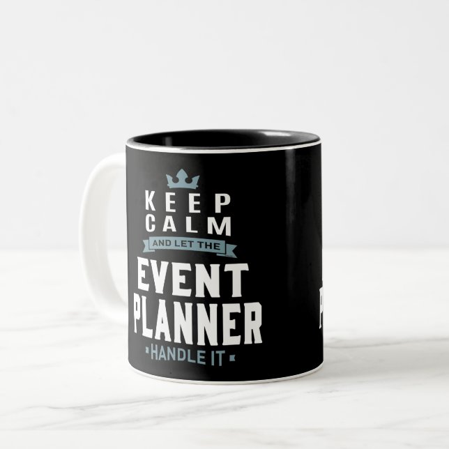 Tasse 2 Couleurs Planificateur d'événements (Devant gauche)