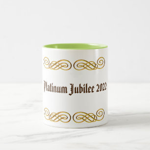 Tasse 2 Couleurs Platine Jubilé 2022 Or