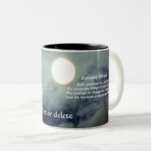 Tasse 2 Couleurs Pleine lune de prière de sérénité Inspiration