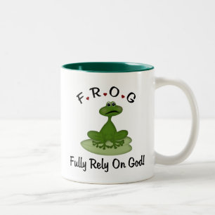 Tasse 2 Couleurs Pleinement confiance en Dieu