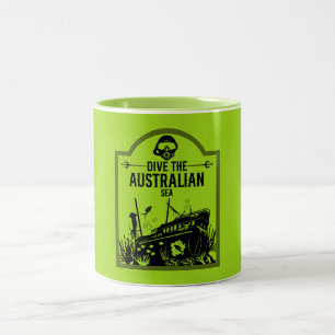 Tasse 2 Couleurs Plongée par naufrage Australie
