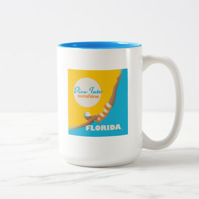 Tasse 2 Couleurs Plongez Dans Le Soleil | Floride (Droit)