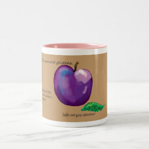 Tasse 2 Couleurs Plum et haiku