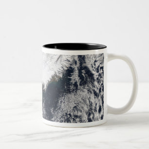Tasse 2 Couleurs Plume de cendre de volcan d'Eyjafjallajokull,