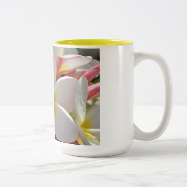 Tasse 2 Couleurs Plumeria (Droit)