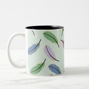 Tasse 2 Couleurs Plumes