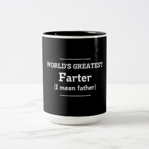 Tasse 2 Couleurs Plus grand Farter du monde