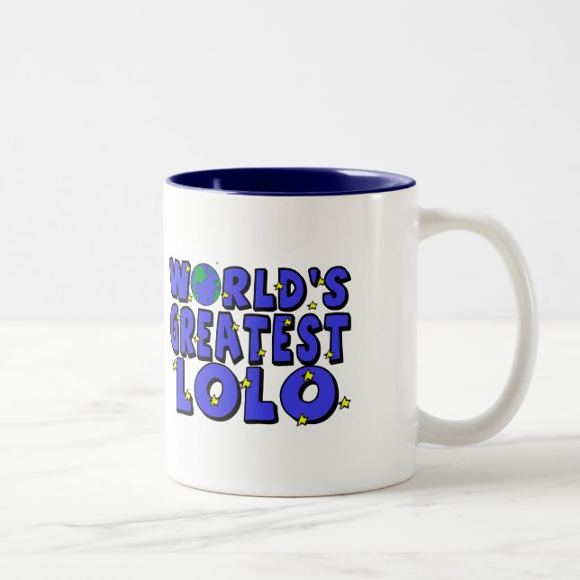 Tasse 2 Couleurs Plus grand Lolo du monde (Droit)