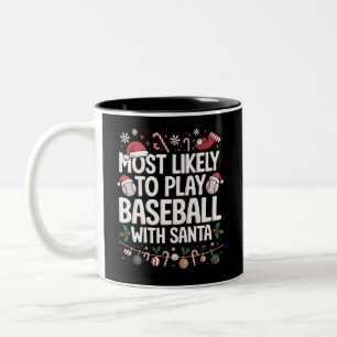 Tasse 2 Couleurs Plus susceptible de jouer au baseball avec la fami