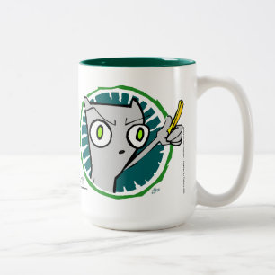 Tasse 2 Couleurs Poignardez-vous dans votre oeil avec des pommes