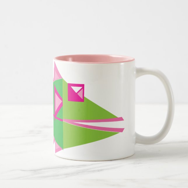 Tasse 2 Couleurs Poisson (Droit)