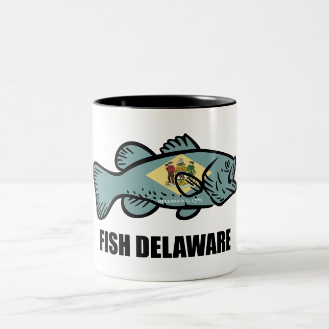 Tasse 2 Couleurs Poisson Delaware (Centre)