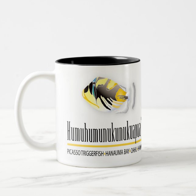 Tasse 2 Couleurs Poisson d'État d'Hawaii - Humuhumunukunukuapua'a (Gauche)