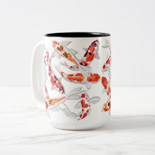 Tasse 2 Couleurs Poisson koi