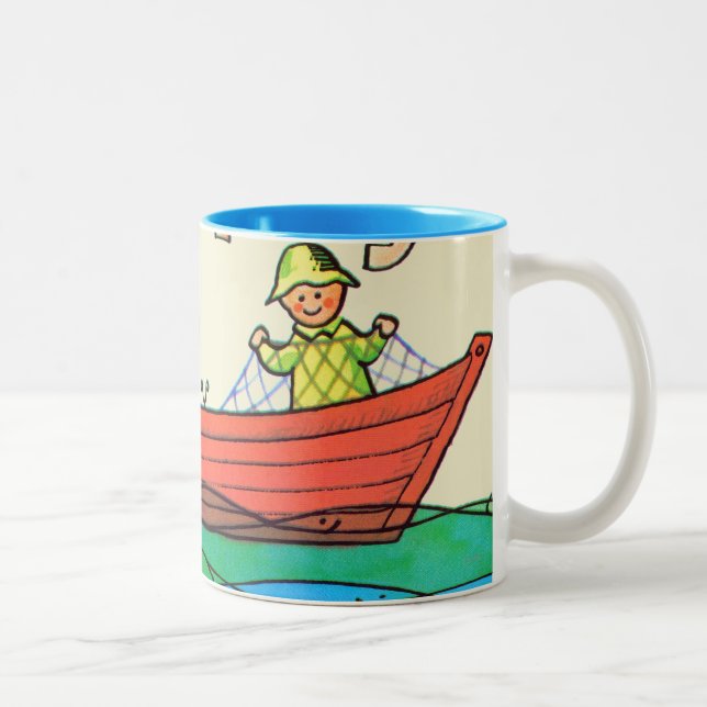 Tasse 2 Couleurs Poissons oh ! (Droit)
