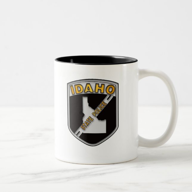 Tasse 2 Couleurs Police d'état de l'Idaho (Droit)