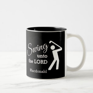 Tasse 2 Couleurs PONSE AMUSANTE À L'ÉTERNEL Golf Personnalisable
