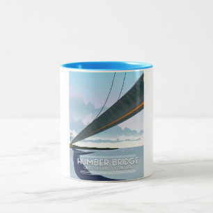 Tasse 2 Couleurs Pont Humber, Lincolnshire & Yorkshire