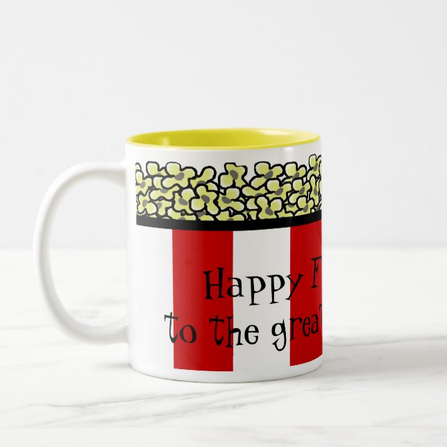 Tasse 2 Couleurs Popcorn (Gauche)