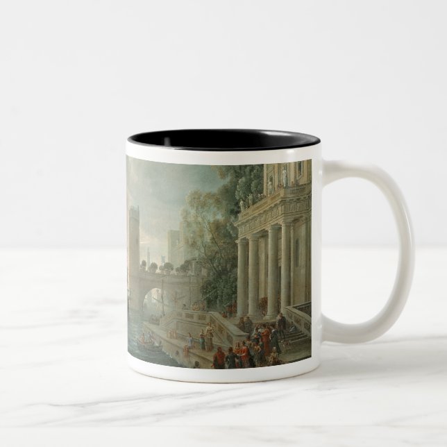 Tasse 2 Couleurs Port maritime avec l'embarquement (Droit)