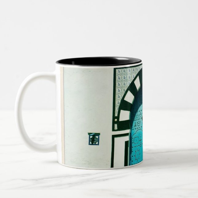 Tasse 2 Couleurs Porte bleue tunisienne (Gauche)
